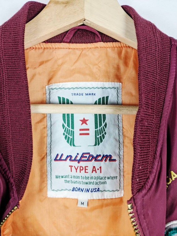 Vintage Uniform Type A -1 USA Nylon Jacket Public… - image 8