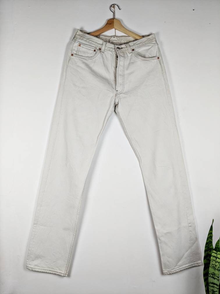 Jeans Levi's 501 Vintage 1998 Made In USA - Taille W38 L32 - Bleu Délavé Neuf Avec étiquettes