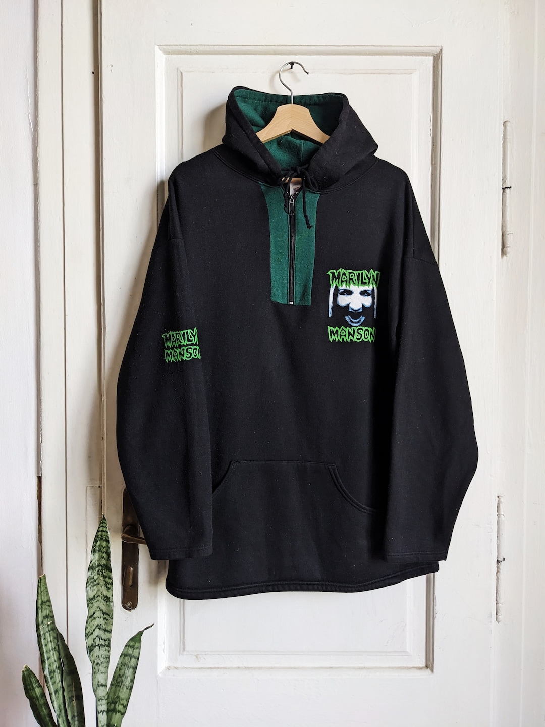 トップス 90s Marilyn Manson Vintage Hoodie XL Marilyn Manson Vintage Hoodie - Etsy UK