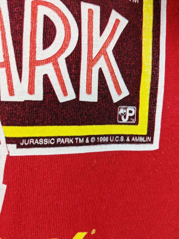 Vintage Jurassic Park The Ride T-shirt 1996 I Sur… - image 4