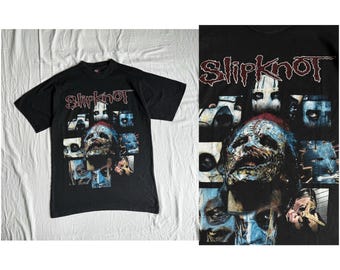Slipknot - Vintage - Iowa 2001 - Heavy Metal Hard Rock Band T