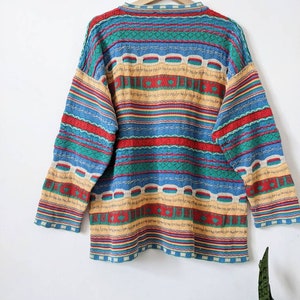 Vintage Women Multicolor Coogi Style Sweater image 2