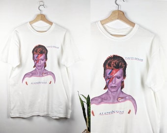 Vintage David Bowie Merch Aladdin Sane 1998 T-shirt