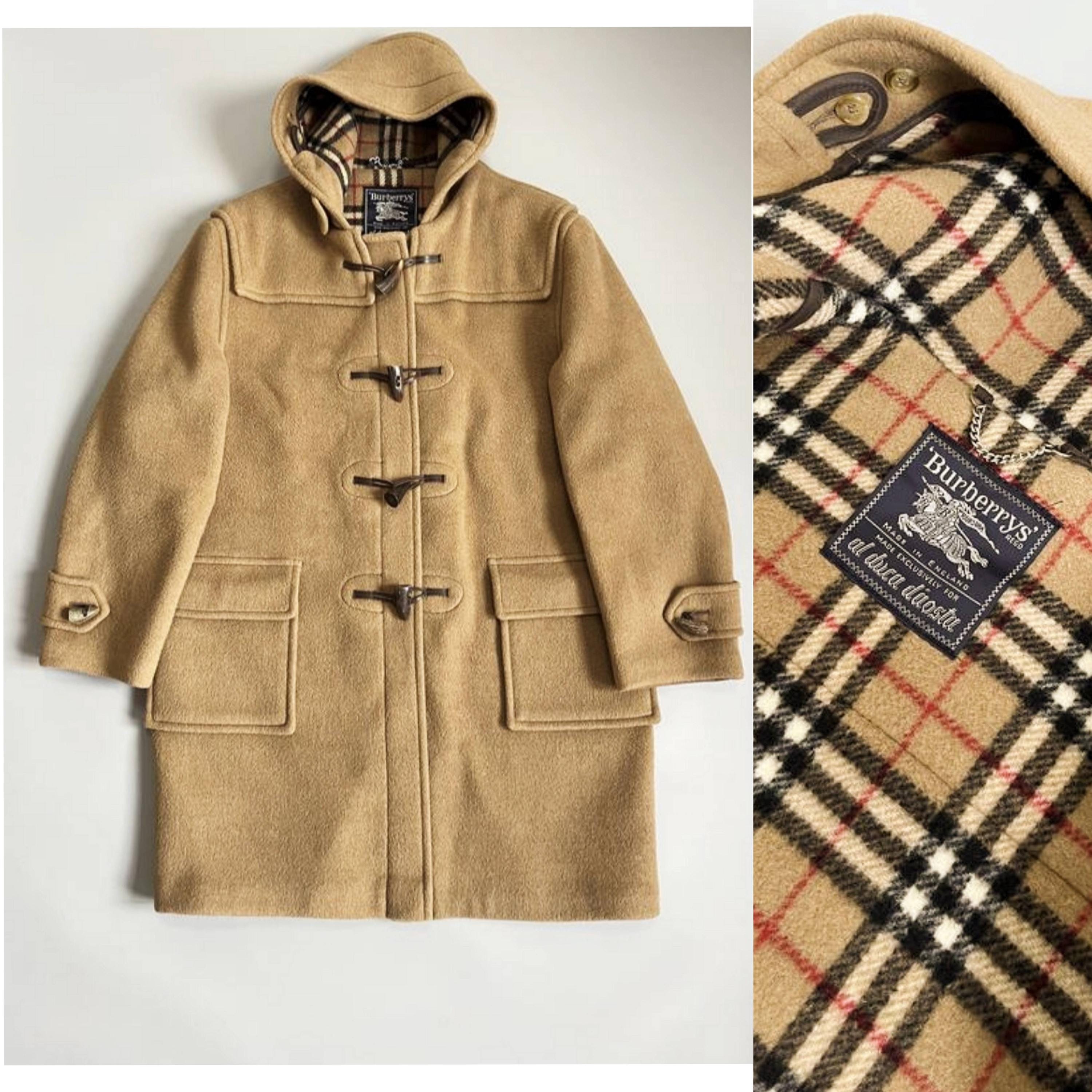 Vintage Burberry Duffle Coat - Etsy Canada