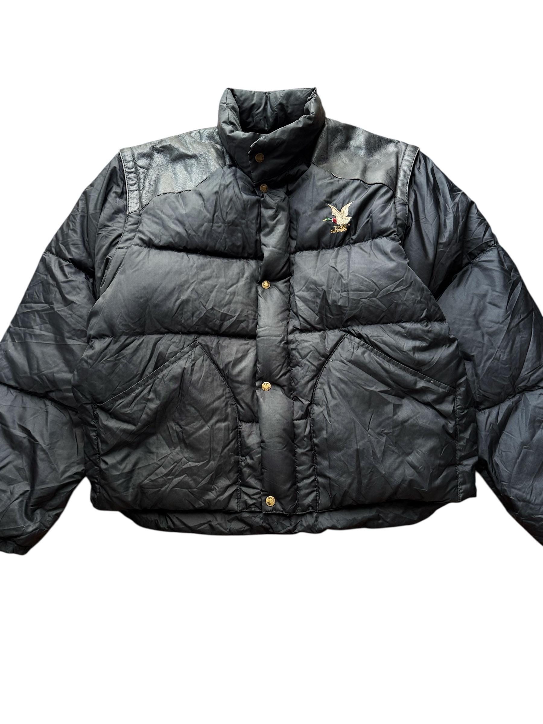 Vintage Chevignon Togs Unlimited Down Jacket | Black Duck Patch