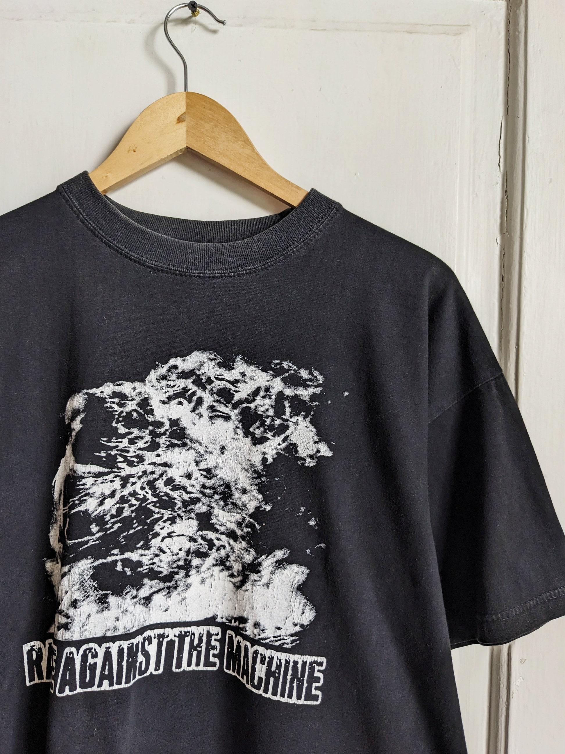 Vintage 90's Rage Against the Machine Burning Monk T-shirt Vintage 90's Rage Against the Machine Burning Monk T-shirt