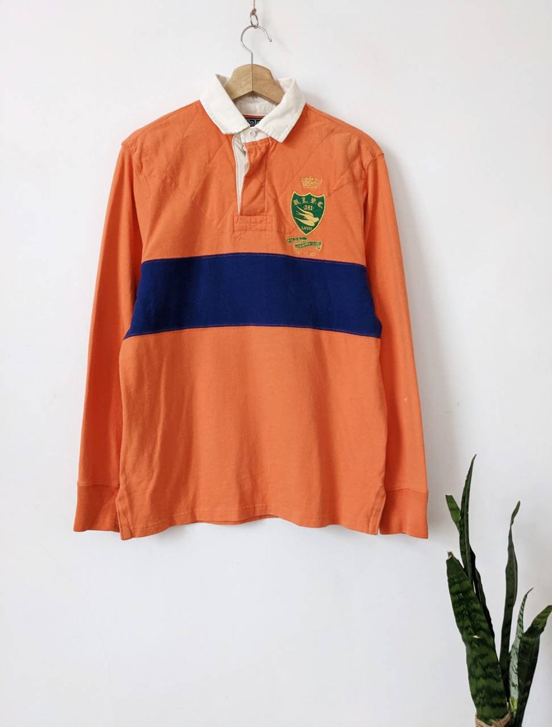 Vintage Polo Ralph Lauren Rugby Shirt Country Club Color Block