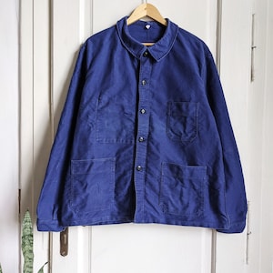 Vintage Chore Jacket Blue Sanfor Jacket Adolphe Lafont 50s - Etsy