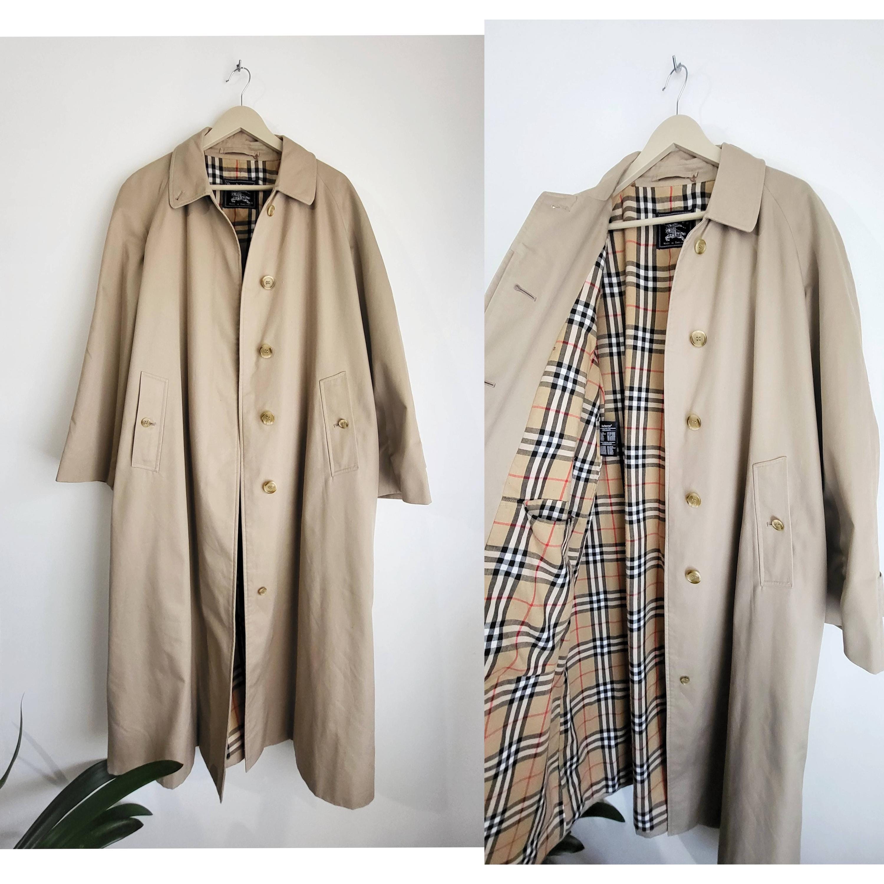 Vintage Burberry Coat Women - Etsy