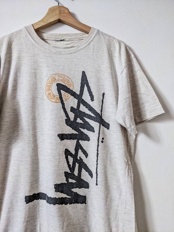 Vintage 80s Stussy T-shirt Made in USA Black Tag - Etsy