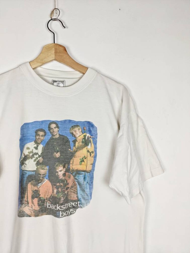 Vintage Backstreet Boys Merch T-shirt 90s Retro Hip-Hop