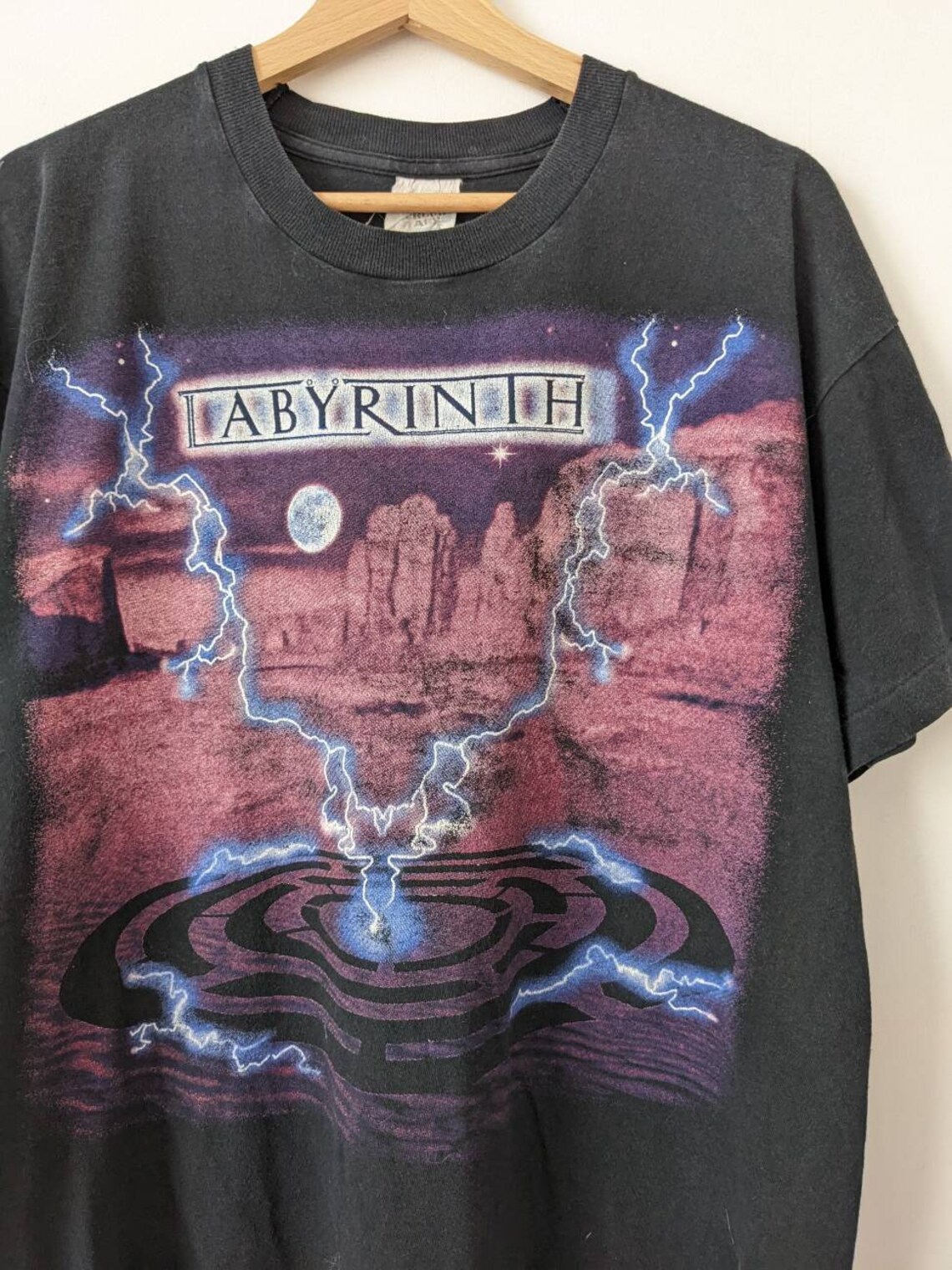 Vintage Labyrinth Merch 1998 Return to Heaven Denied Tour Shirt Screen ...