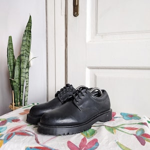 Vintage Dr. Martens Royal Mail Steel Toe England Oxford Shoes
