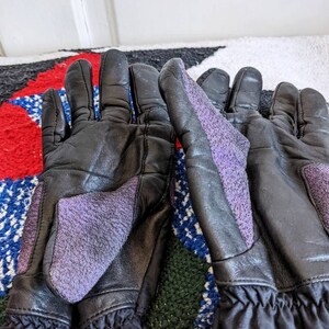 Vintage BMW Bike Leather Women Gloves Gore Tex Made in Italy image 4