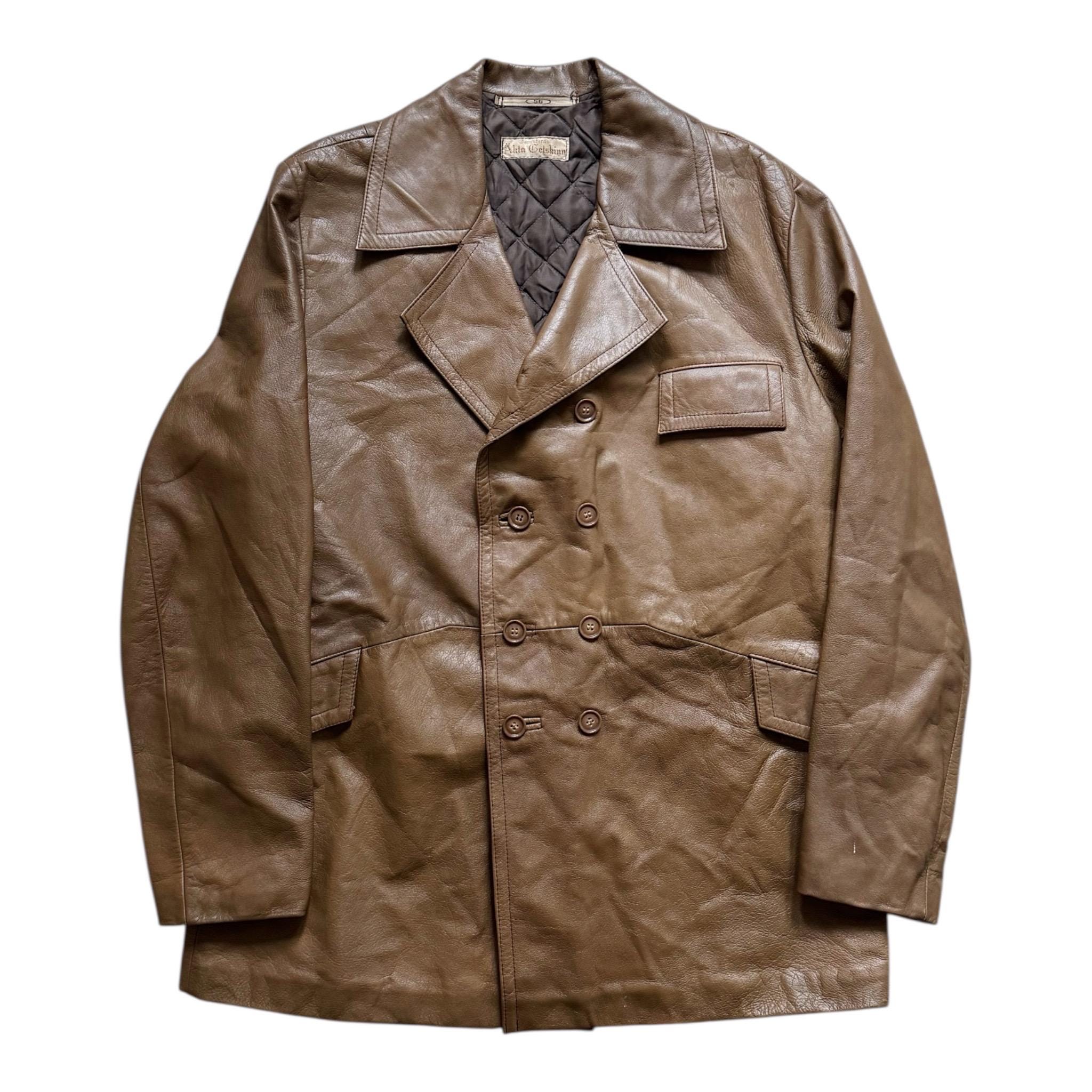 50s Sweden Leather Jacket - Etsy