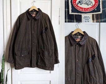 Wilkes and Akerman Italian Waxed Windbreaker Jacket *liner