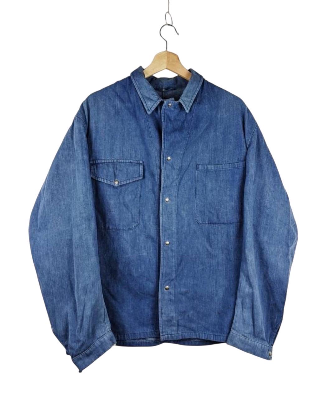 ジャケット・アウター 1970s SOLIFOR vintage french work jacket Vintage-70s-Women-Cropped-Work