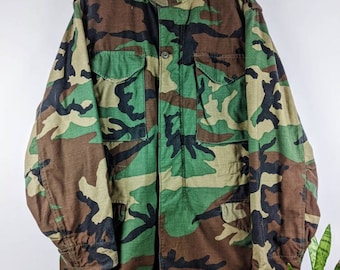 US Army M-65 Field Jacket | Woodland Camo Military Coat