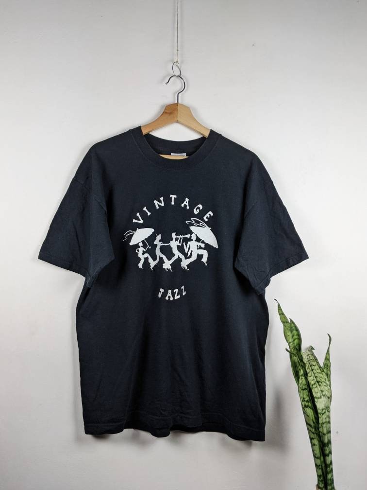 Discover Vintage Jazz T-shirt 90s Music Band Screen Stars