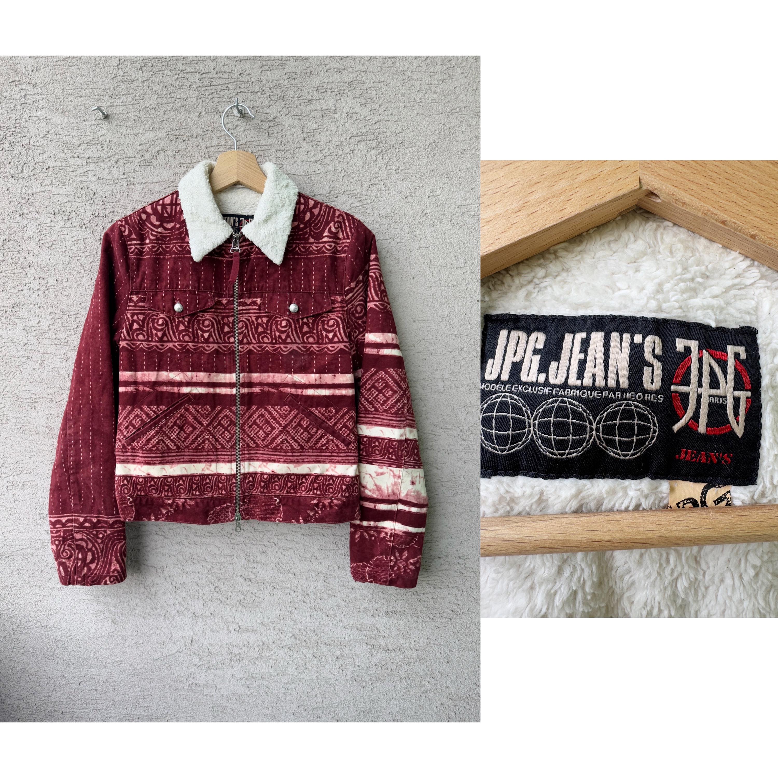 Vintage Jean Paul Gaultier JPG Jeans Jacket Tapestry Velvet
