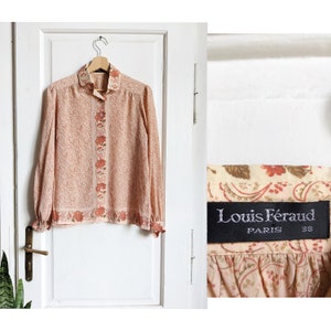 Vintage Louis Feraud Contaire Silk Blouse