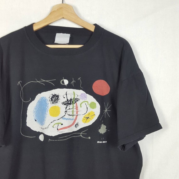 JOAN MIRO Tシャツ 1997 Vintage Succ Joan Miro 97/98 Art Production T Shirt/90s Art