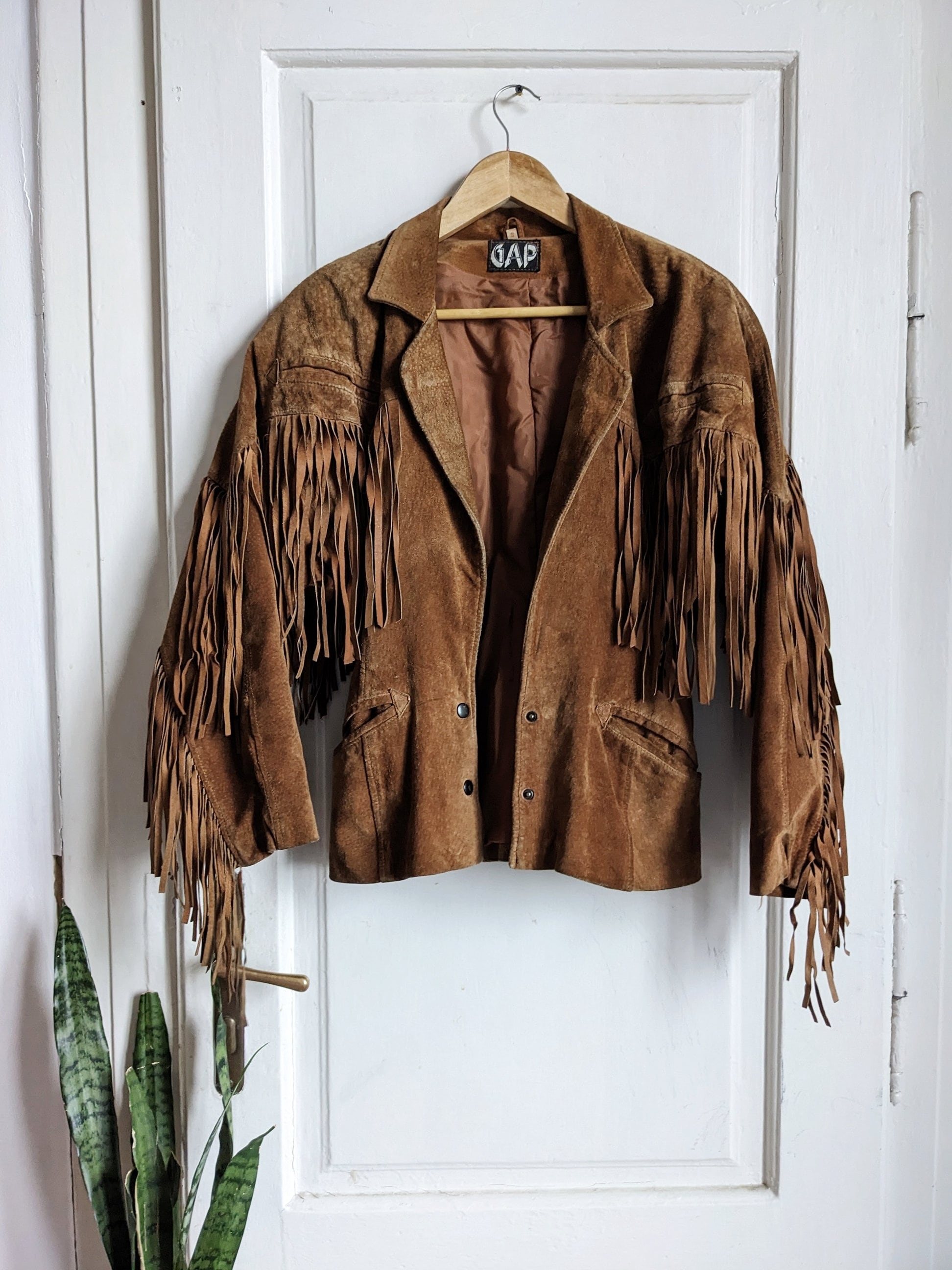 Vintage 70s Gap Suede Western with Fringe Jacket Vintage 70s Gap Suede Western with Fringe Jacket