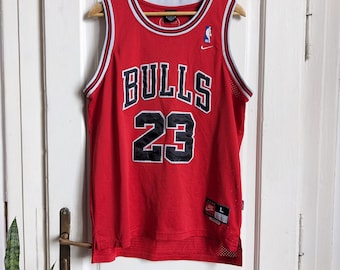 Maglia vintage dei Chicago Bulls del 23 Michael Jordan Nike
