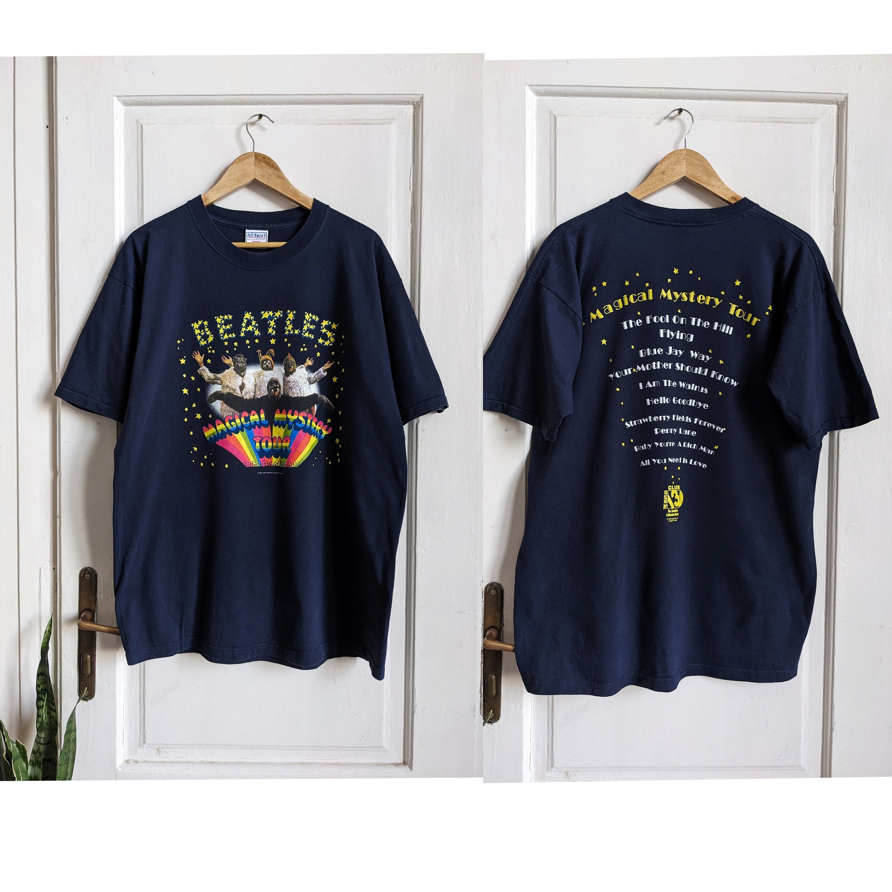 Vintage the Beatles 1997 Merch T-shirt Magical Mystery Tour the 