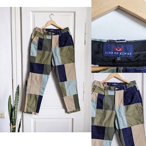 パッチワークパンツアップサイクルライフオブキングス