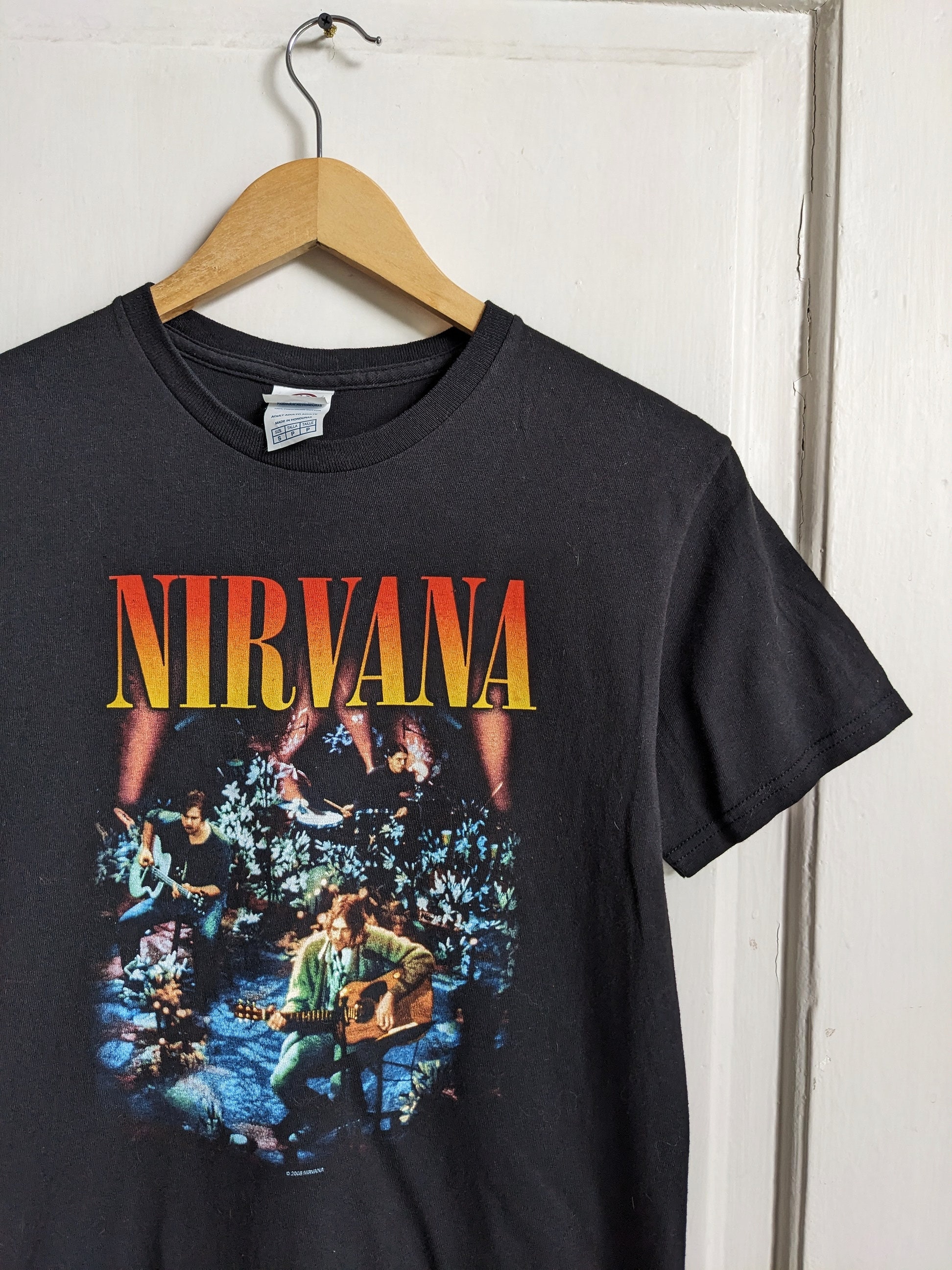 Nirvana unplugged t shirt discount