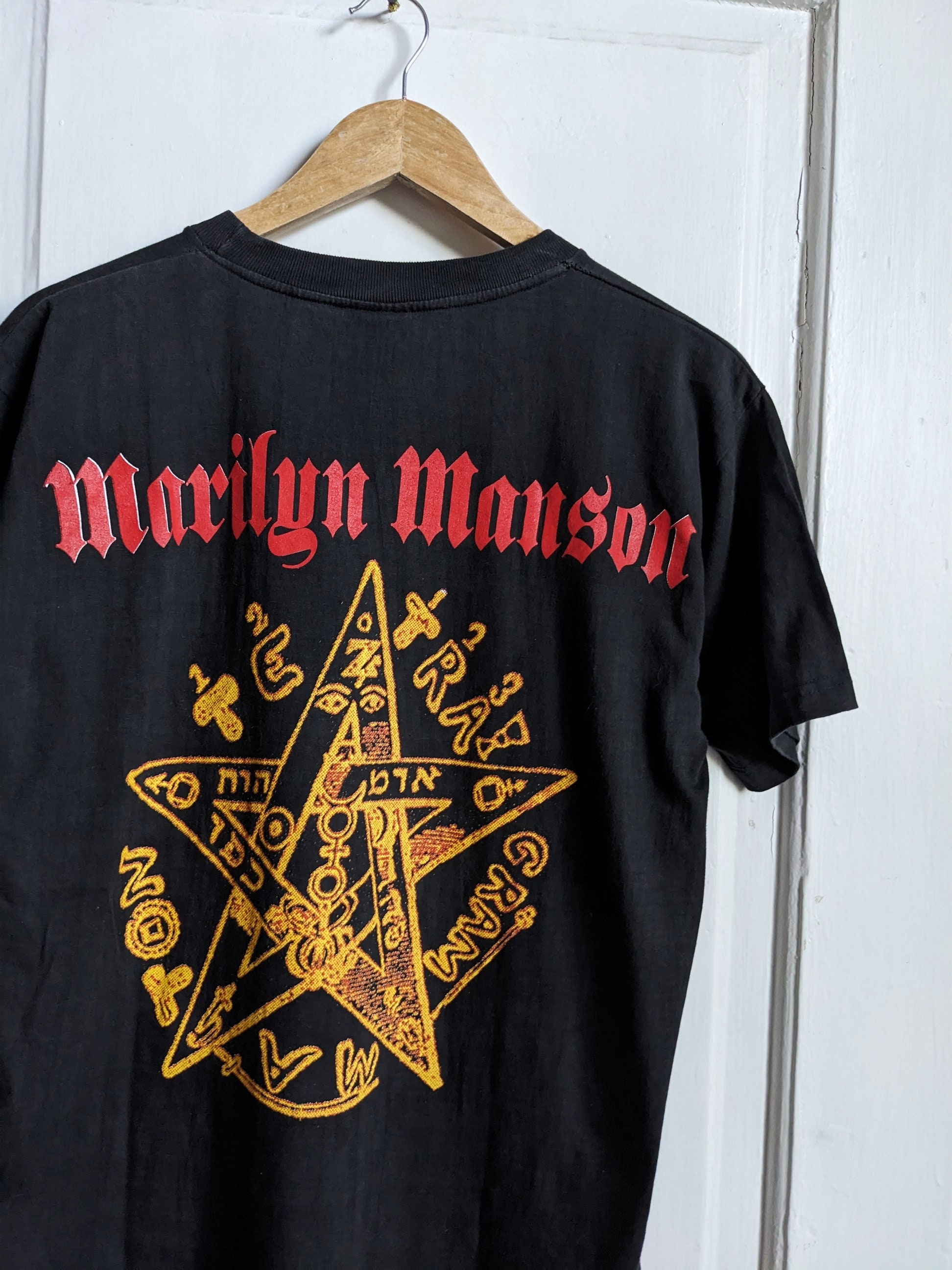 Vintage Marilyn Manson Merch the Evolution of Mans Skull T
