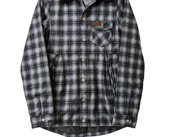 Bonfire x Pendleton Plaid Jacket Women / Flannel Check Coat / Snowboard Street Style