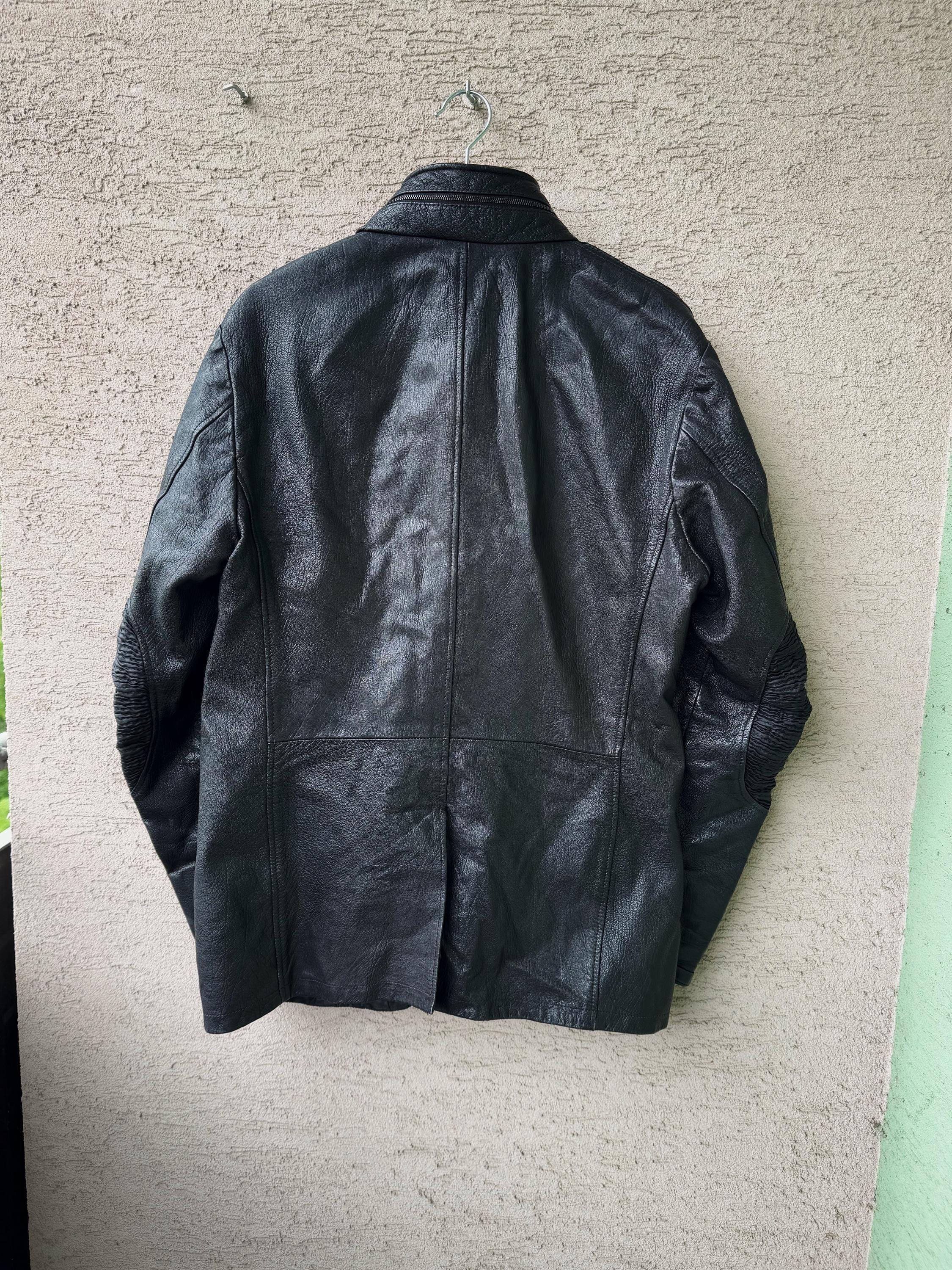 Archive Emporio Armani Leather Jacket Avant-garde - Etsy