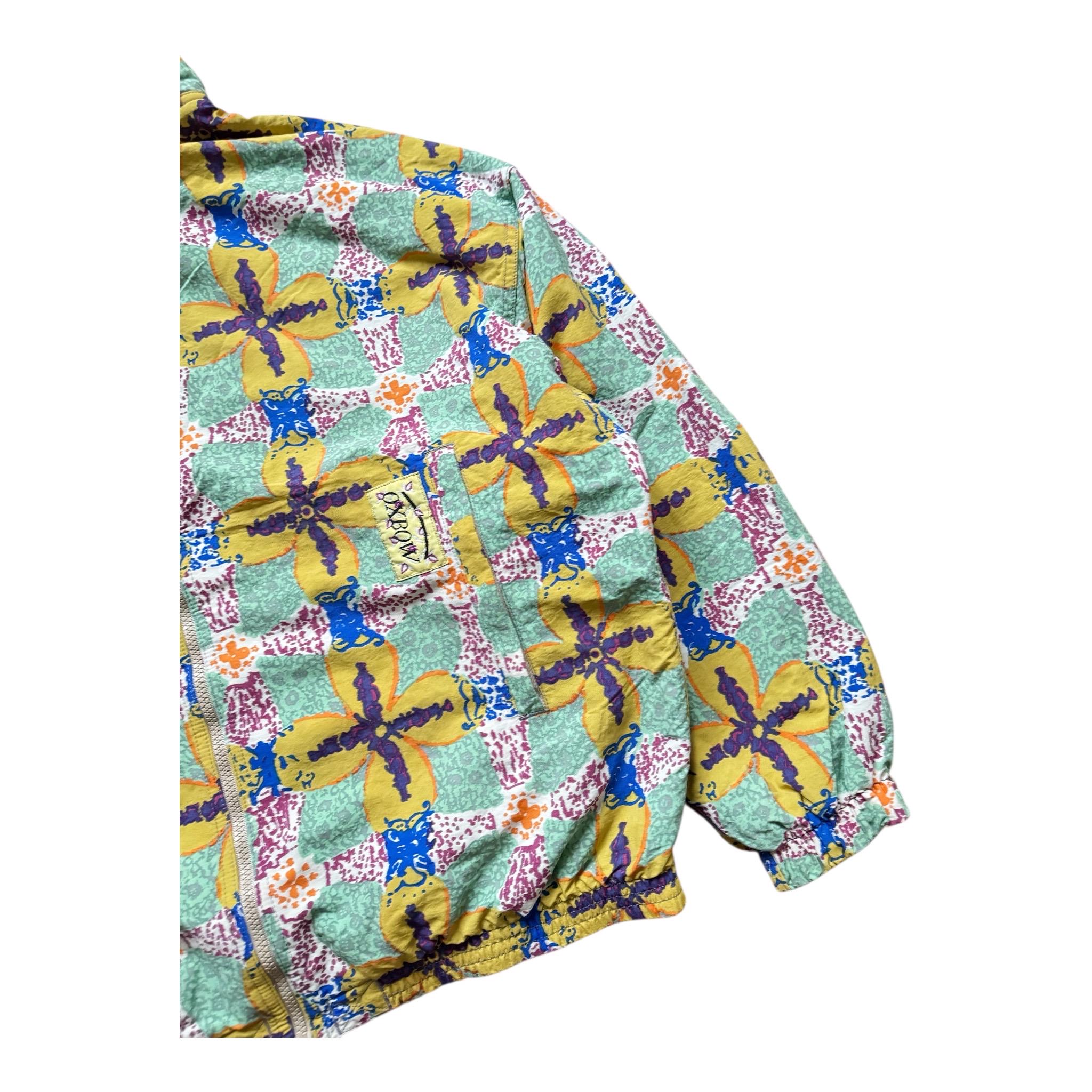 Vintage Oxbow Jellicoe Graphic Print Jacket | 90s French Surf