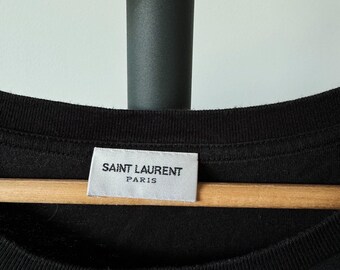 Saint Laurent Paris T-shirt Love YSL - Etsy