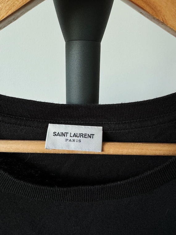 Saint Laurent Paris T-shirt Love YSL - Etsy