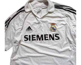 2003 Real Madrid Jersey Vintage Adidas Football Shirt Ronaldo Era