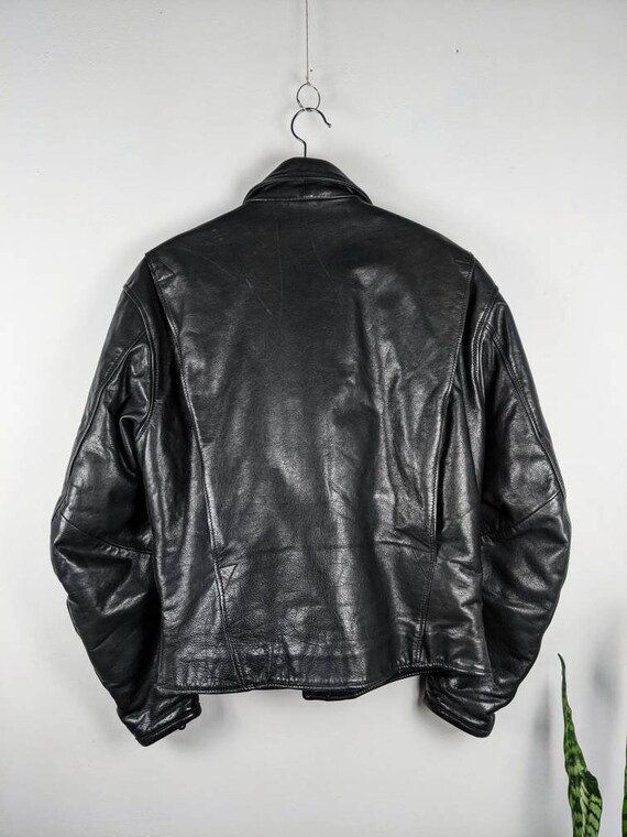 Dainese Women Leather Motorcycle Jacket Black Ita… - image 5