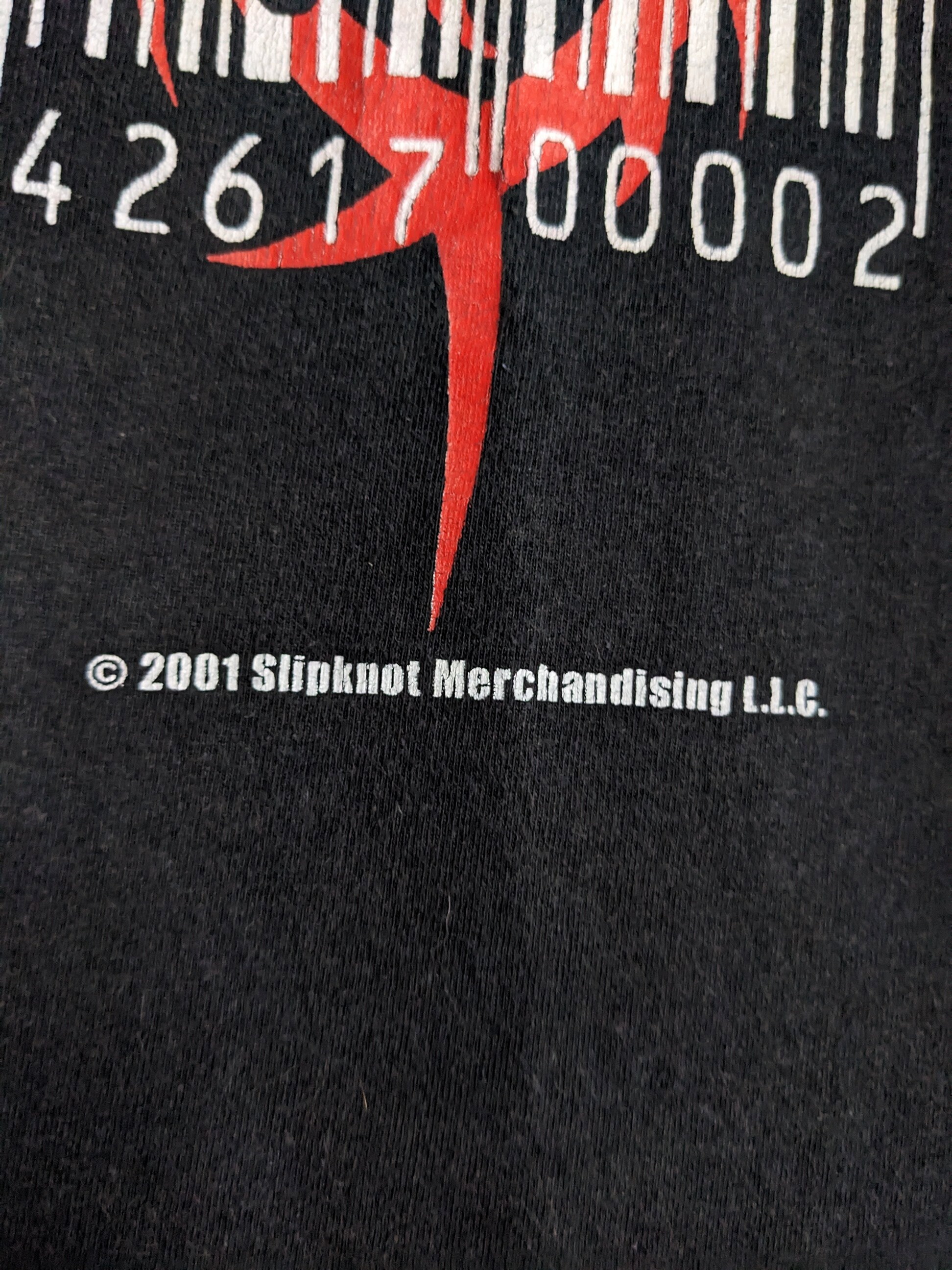 Vintage Slipknot 2001 Merch T-shirt Iowa - Etsy