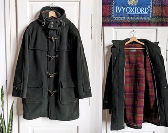 Vintage Duffle Coat Khaki Ivy Oxford