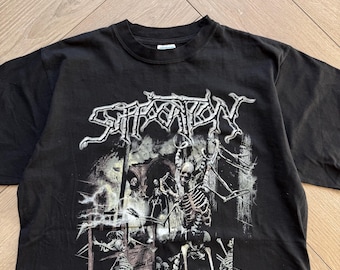 Vintage Erstickungs-T-Shirt Seelen, zum der Merch-Metallband zu verweigern