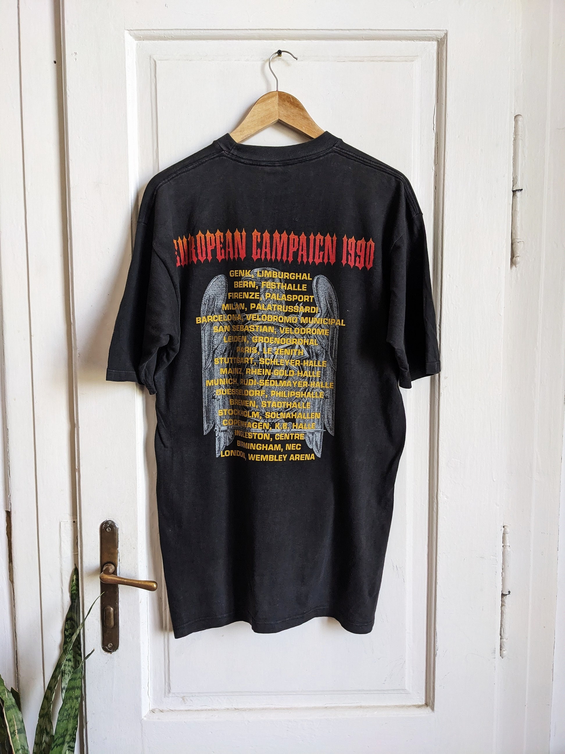 Vintage Slayer 1990 Tour Merch T-shirt - Etsy Vintage Slayer 1990 Tour Merch T-shirt - Etsy