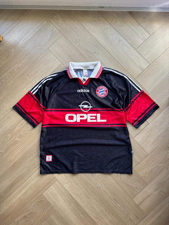90s FC Bayern Munchen Football Jersey 古着 FC Bayern Munich 1997/99 Matthaus #10 Retro Vintage Soccer