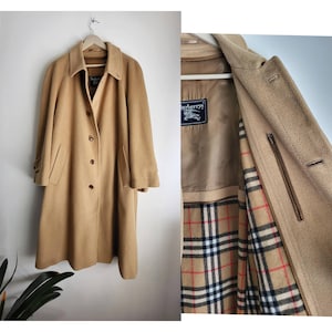 ジャケット・アウター 90s Burberry Balmacaan Coat wool camel 90s Burberry Balmacaan Coat wool camel