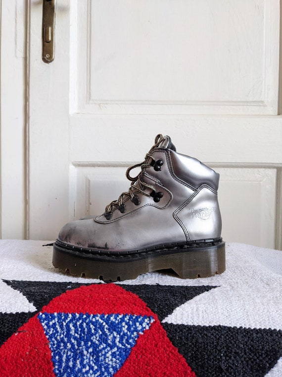 Rare Vintage Dr. Martens Chunky Boots Platform Do… - image 4