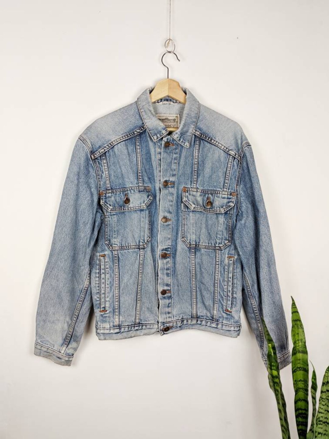 Vintage Levi's Denim Jacket Silver Tab Retro Jeans - Etsy