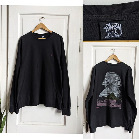 Stussy Longsleeve Shirt Sphinx Pigment Dyed - Etsy