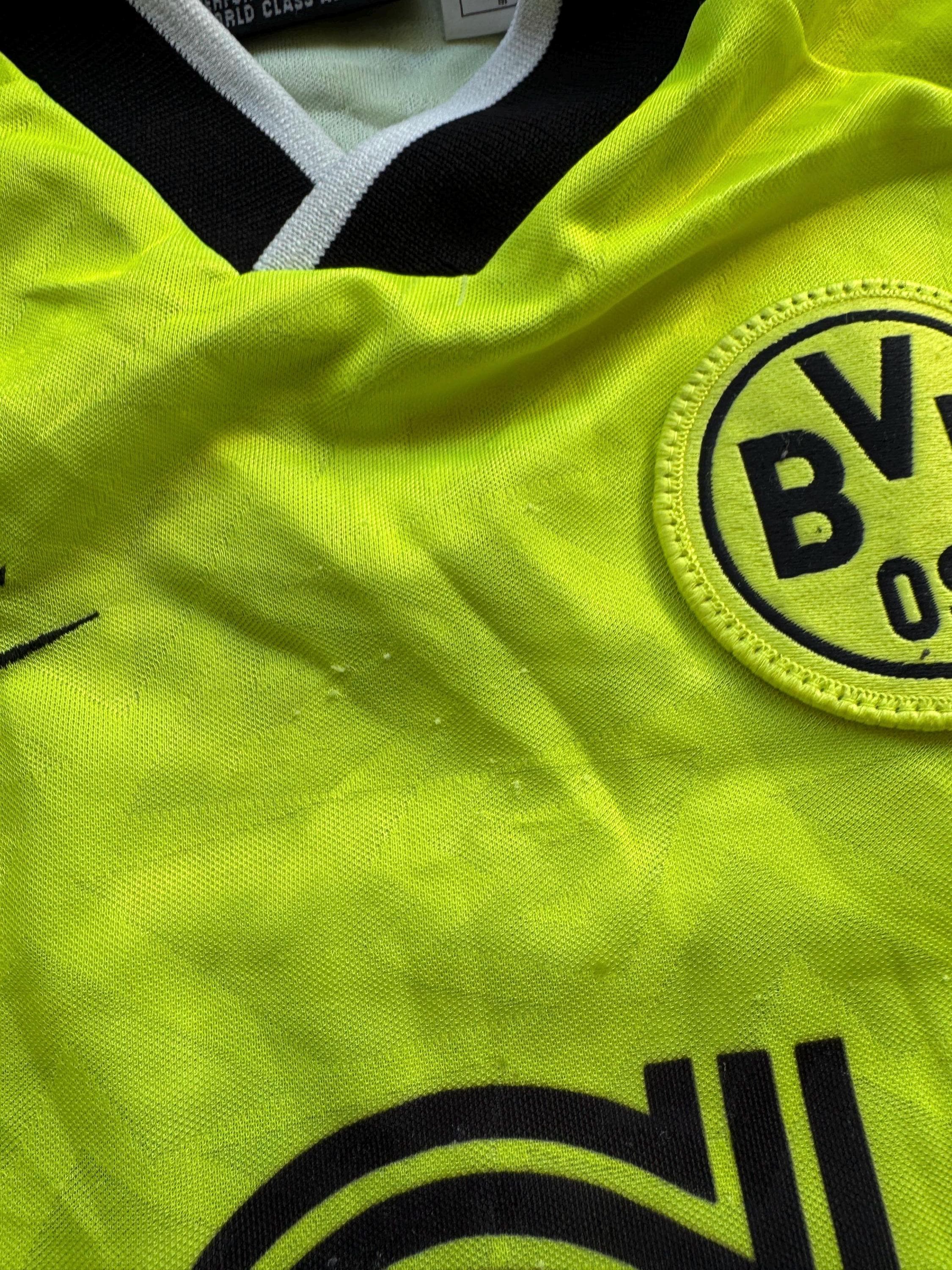 Vintage Borussia Dortmund Jersey 1995/96 Home – Original Nike/90s