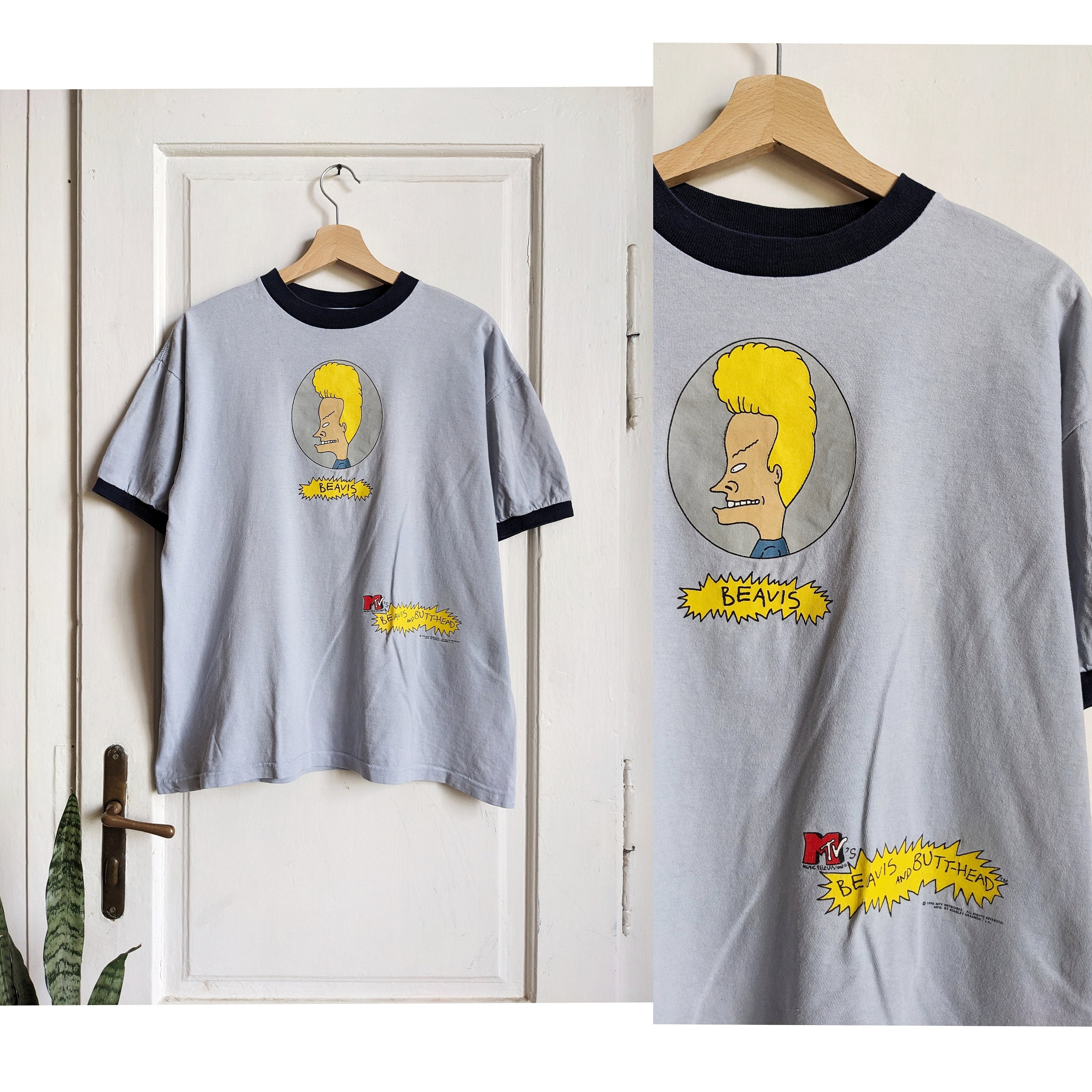 Beavis and Butt-Head T-shirt ©︎1996 Vintage MTV Beavis and Butt-head 1996 T-shirt - Etsy